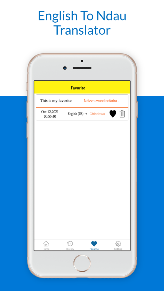 #5. English To Ndau Translator (iOS) โดย: Sandip H Vavadiya