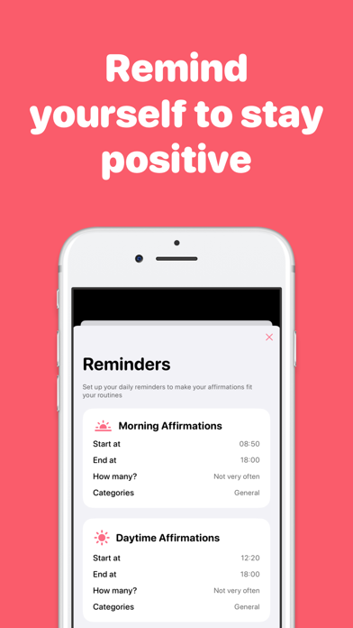 Happy - Daily Affirmations iPhone screenshot 7 - Health & Fitness app