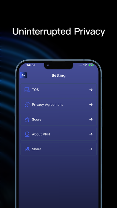 Polaris VPN Screenshot