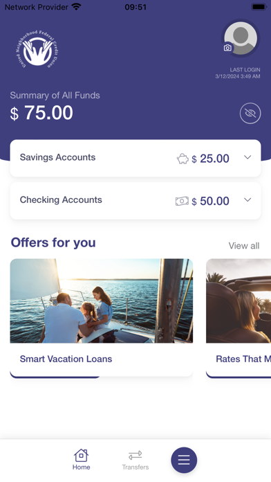 UNITED NFCU MOBILE BANKING Screenshot