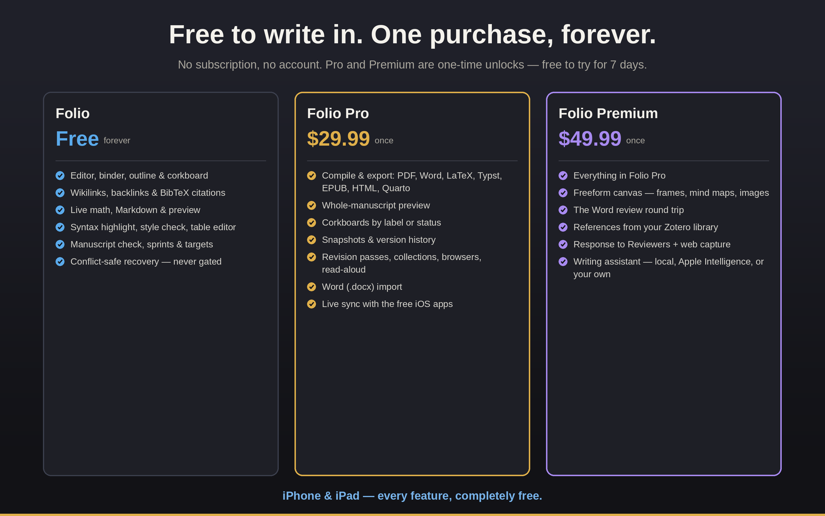 Folio Writer screenshot 22
