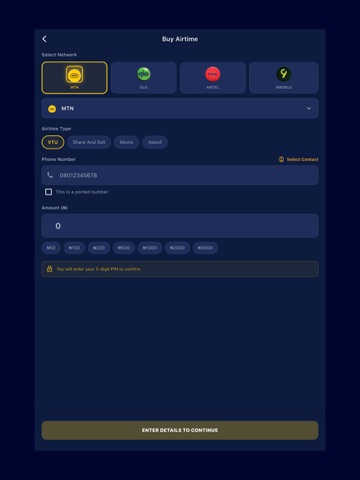 App screenshot