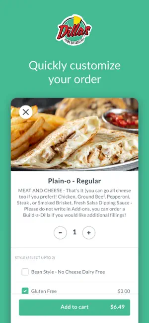 Dillas Quesadillas Rewards screenshot 2