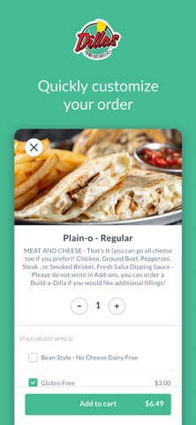 Dillas Quesadillas Rewards Screenshot 2 of 4