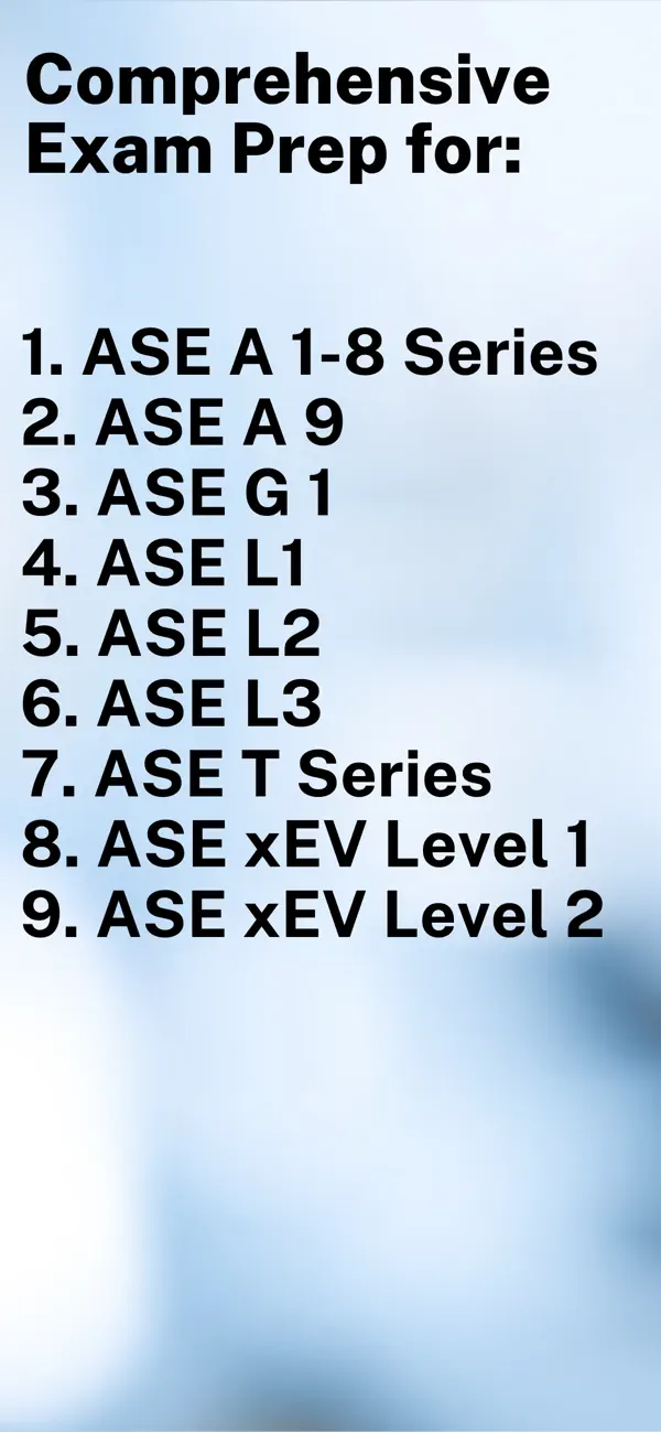 Screenshot #1 pour ASE Automotive Exam Prep Suite