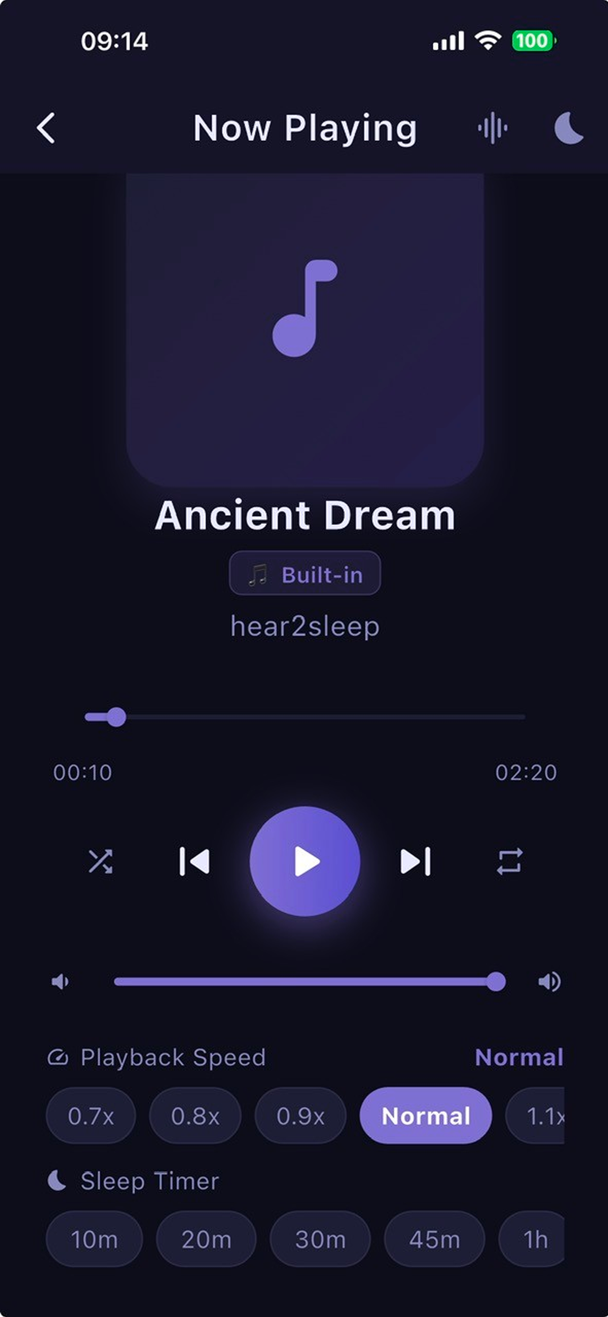 Hear to sleep screenshot 4