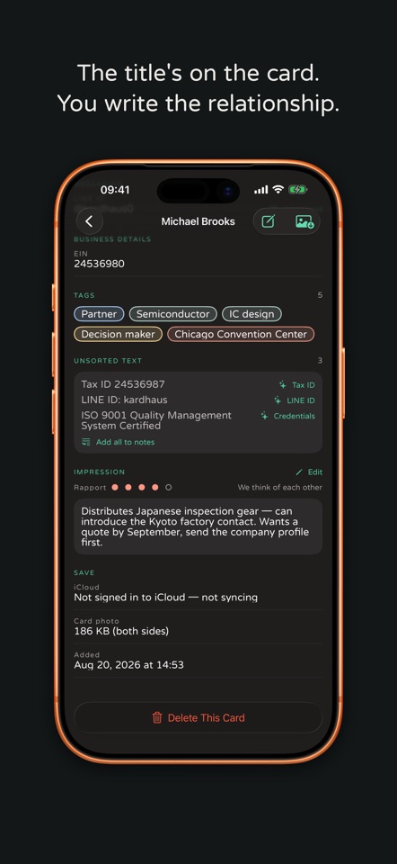 Kardhaus Business Card Scanner screenshot 6