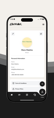 ClixWallet Merchant iPhone screenshot
