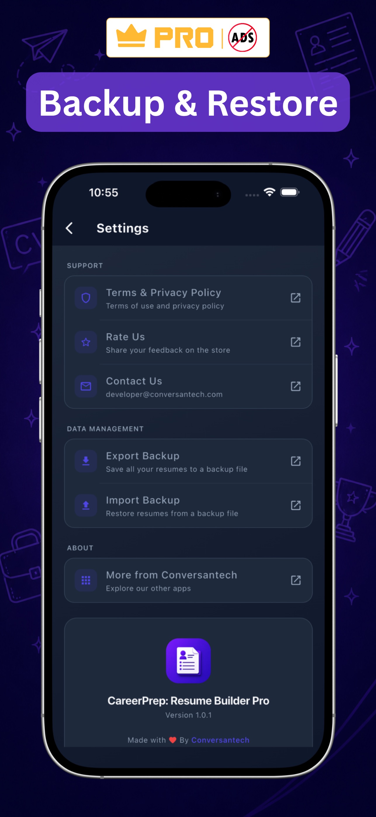 Screenshot 7 of CareerPrep: Resume Builder PRO