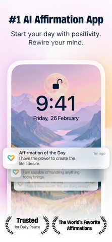 FeelScape: AI Affirmations Screenshot 1 of 6