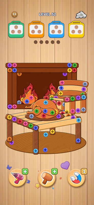 Woodle Screw™ Pin Nuts & Bolts screenshot 2