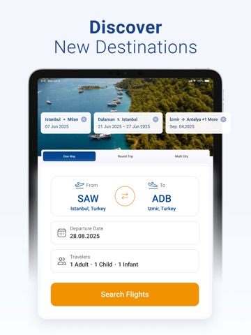 SunExpress Airlines iPad screenshot 3