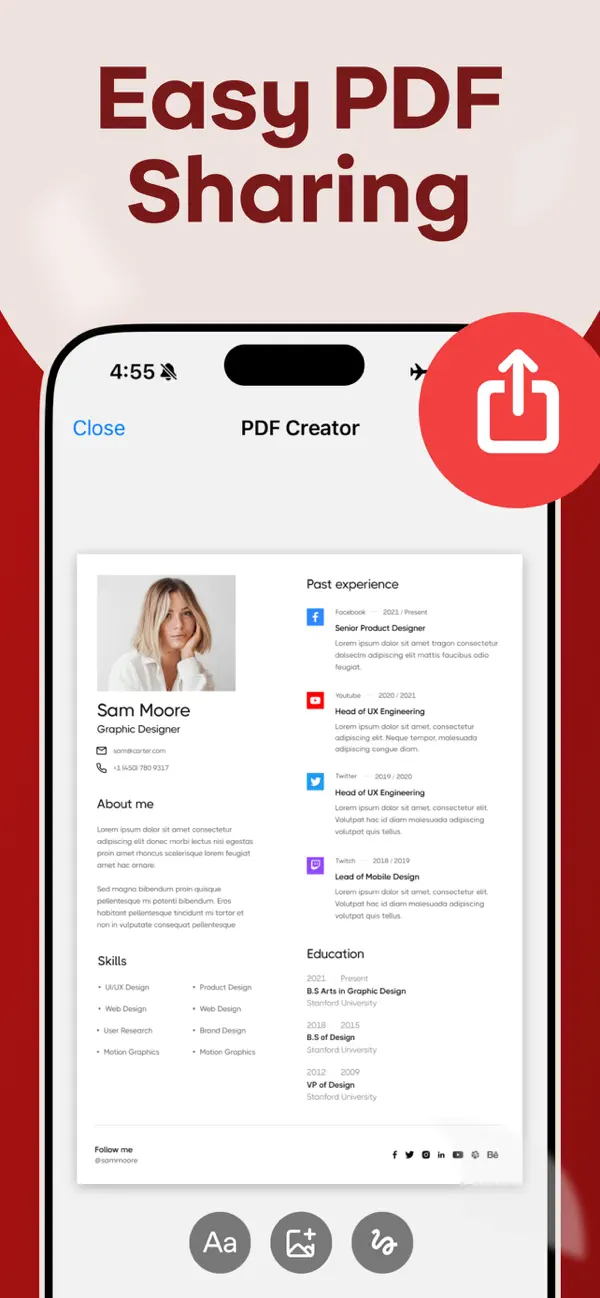#5. PDF Creator & Document Maker (iOS) di: Appelio