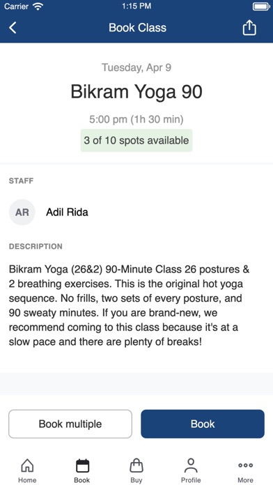 Bikram Yoga Long Beach NY Screenshot