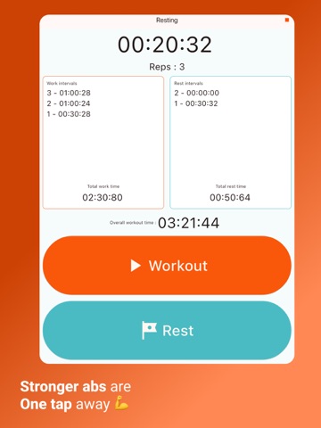 Plank Workout Timer iPad screenshot