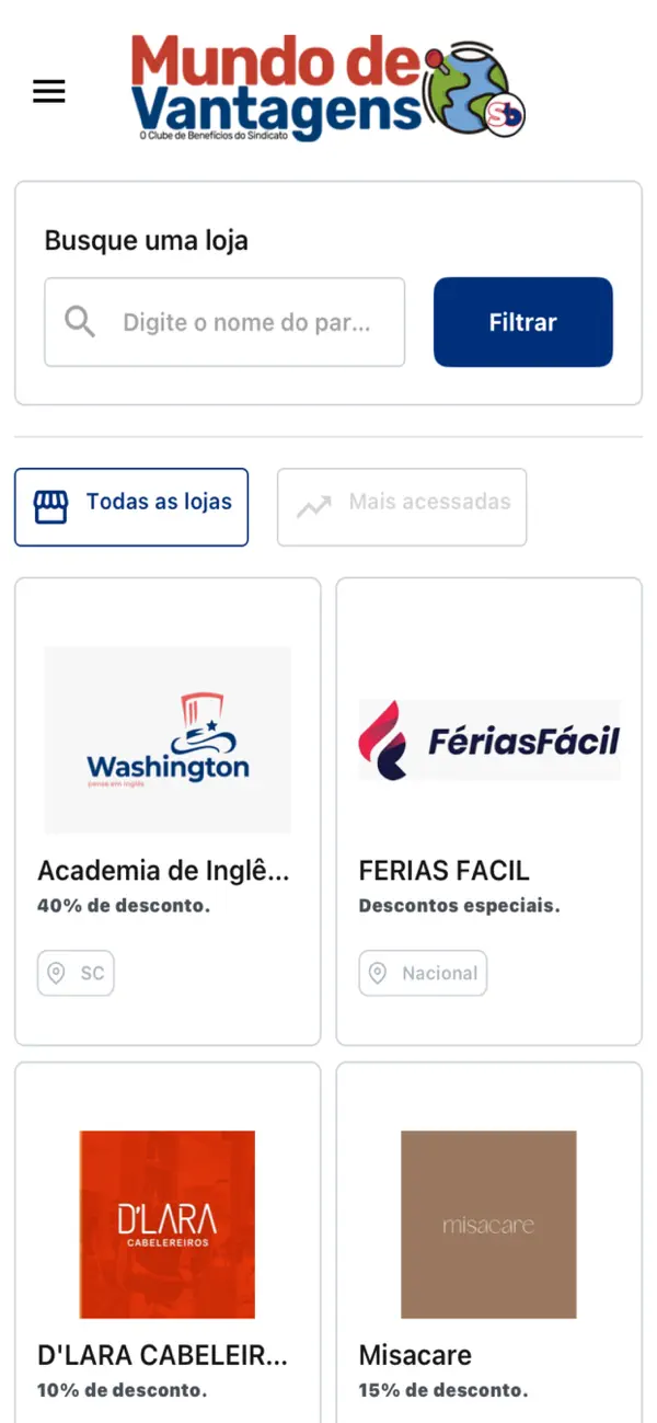 Screenshot #1 pour Clube Bancários BH