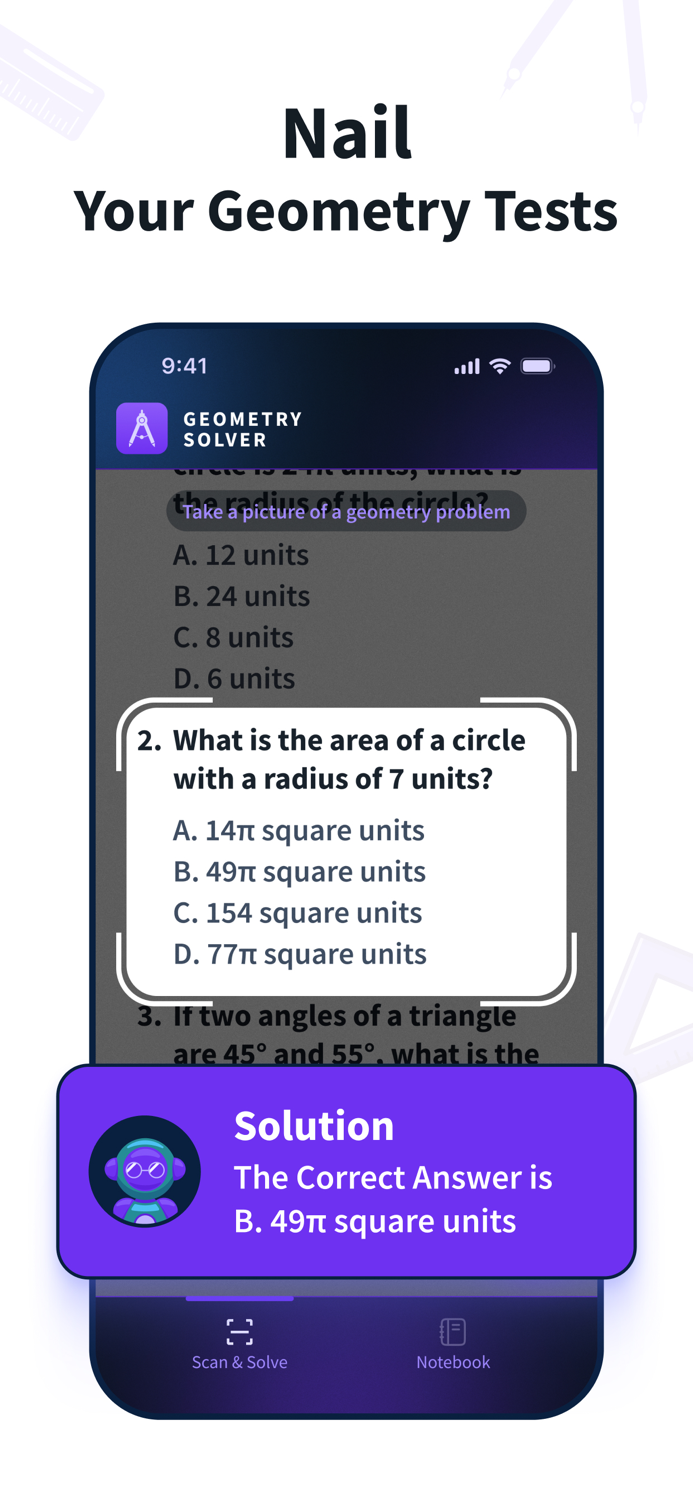 Geometry Solver  Calculator