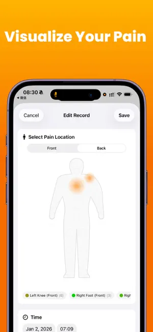 PainMap - Pain Tracker & Diary screenshot 3