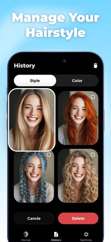 HairStyle Pro: AI Hair Changer iPhone screenshot