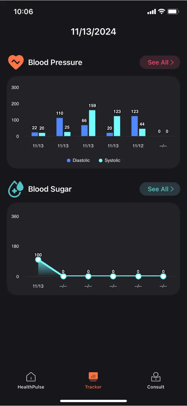 Screenshot #2 pour Health Monitor: Wellness Log