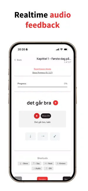 NorskFlashcards A1 to B2 screenshot 4