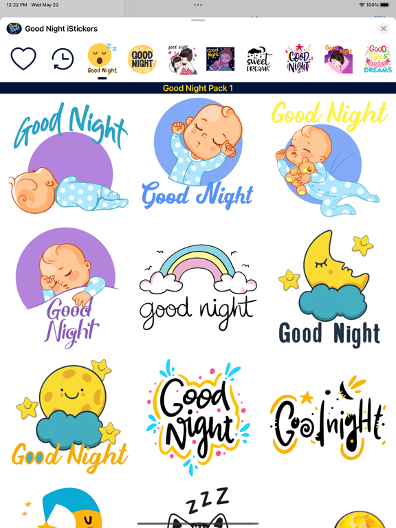 Screenshot #6 pour Good Night iStickers