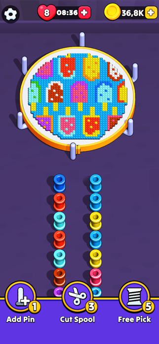 Stitch Loop: Knitting Puzzle Screenshot 3 of 5