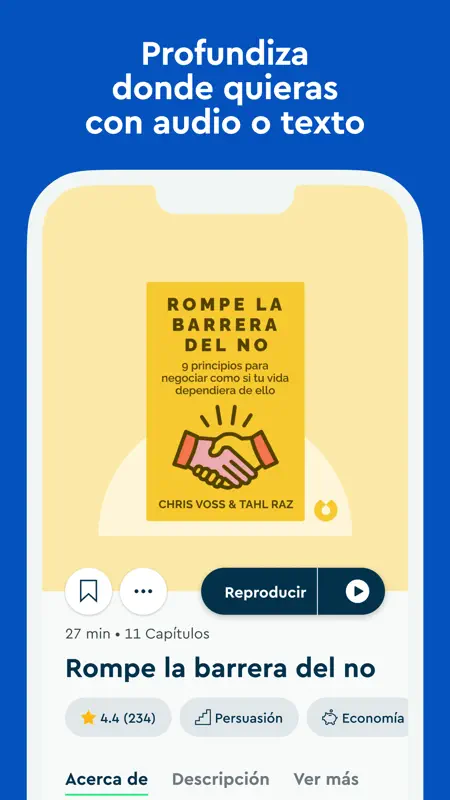 Blinkist: Resúmenes de libros screenshot 6 of 10