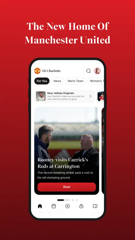 Manchester United Official App screenshot 1 of 8