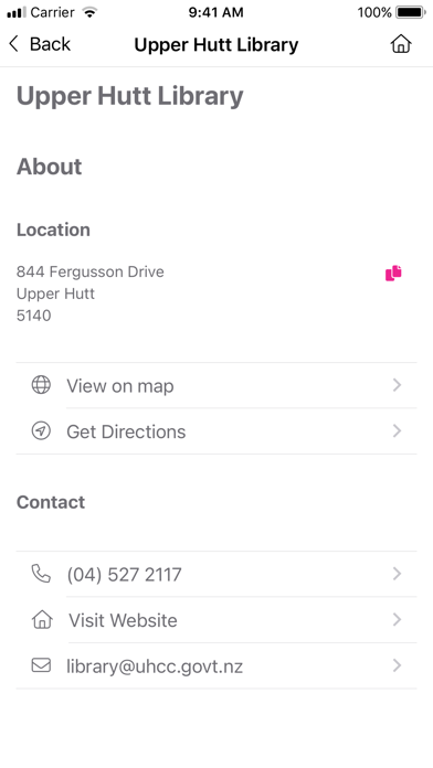 Upper Hutt City Libraries Screenshot