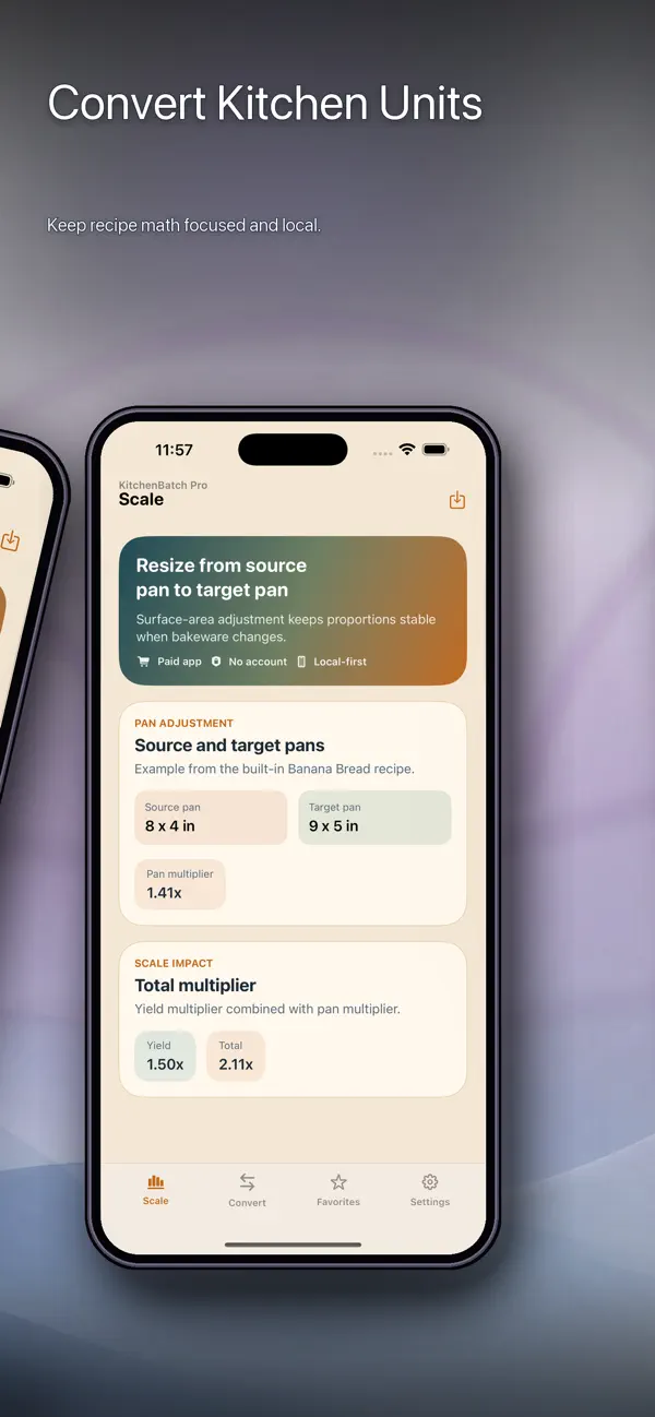 Screenshot #2 pour KitchenBatch Pro