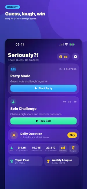 Seriously?! – Party Quiz screenshot 1