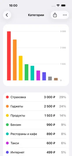 Скриншот Debit & Credit на iPhone 2