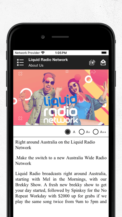 Liquid Radio Network Screenshot