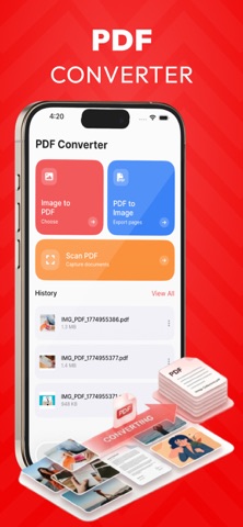 JPG to PDF - Image Converter iPhone screenshot