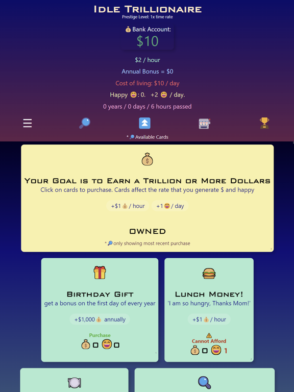 Screenshot #1 for Idle Trillionaire: Money Game