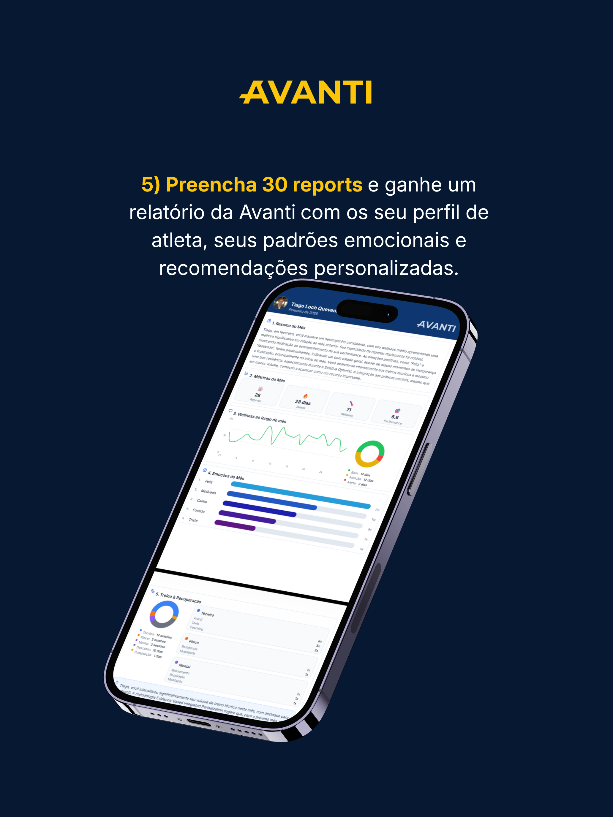 Avanti: feito para atletas screenshot 13