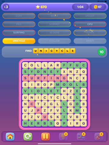 Wordally iPad screenshot