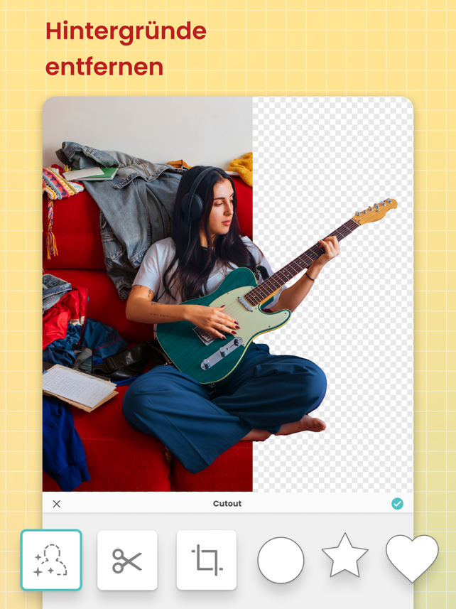 PicCollage: KI Foto Bearbeiten Screenshot