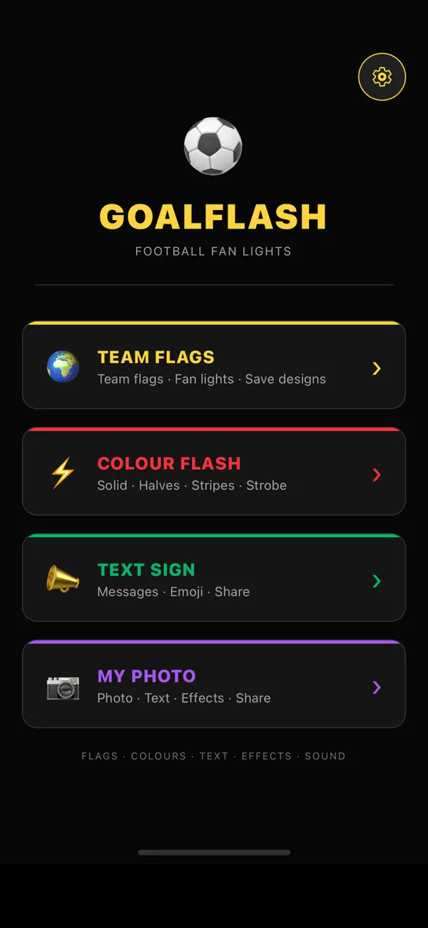 Screenshot #1 pour GoalFlash