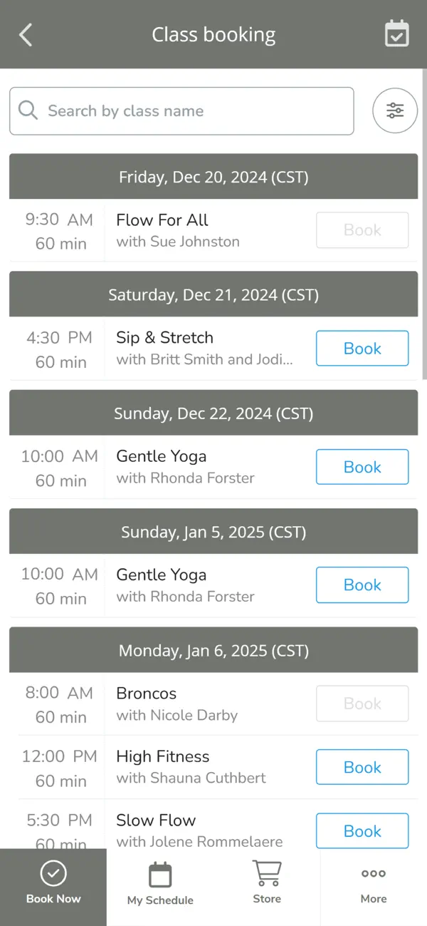 Screenshot #1 pour Connexion Yoga & Pilates