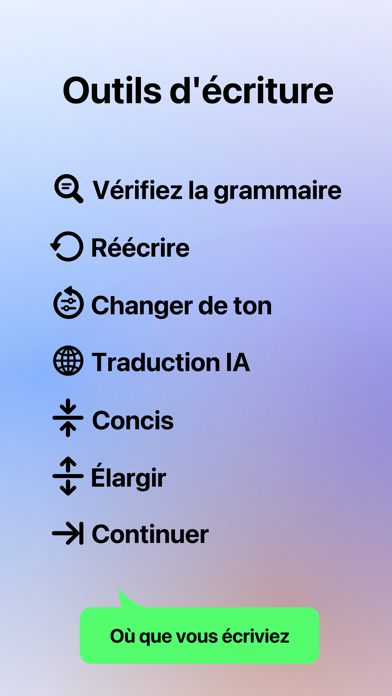 Screenshot #2 pour Clavier IA – AnyWrite Type AI