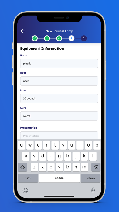 My Fishing Journal App Screenshot