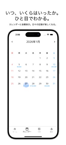 収入まとめ - 本業や副業の収入を簡単にまとめて管理 screenshot