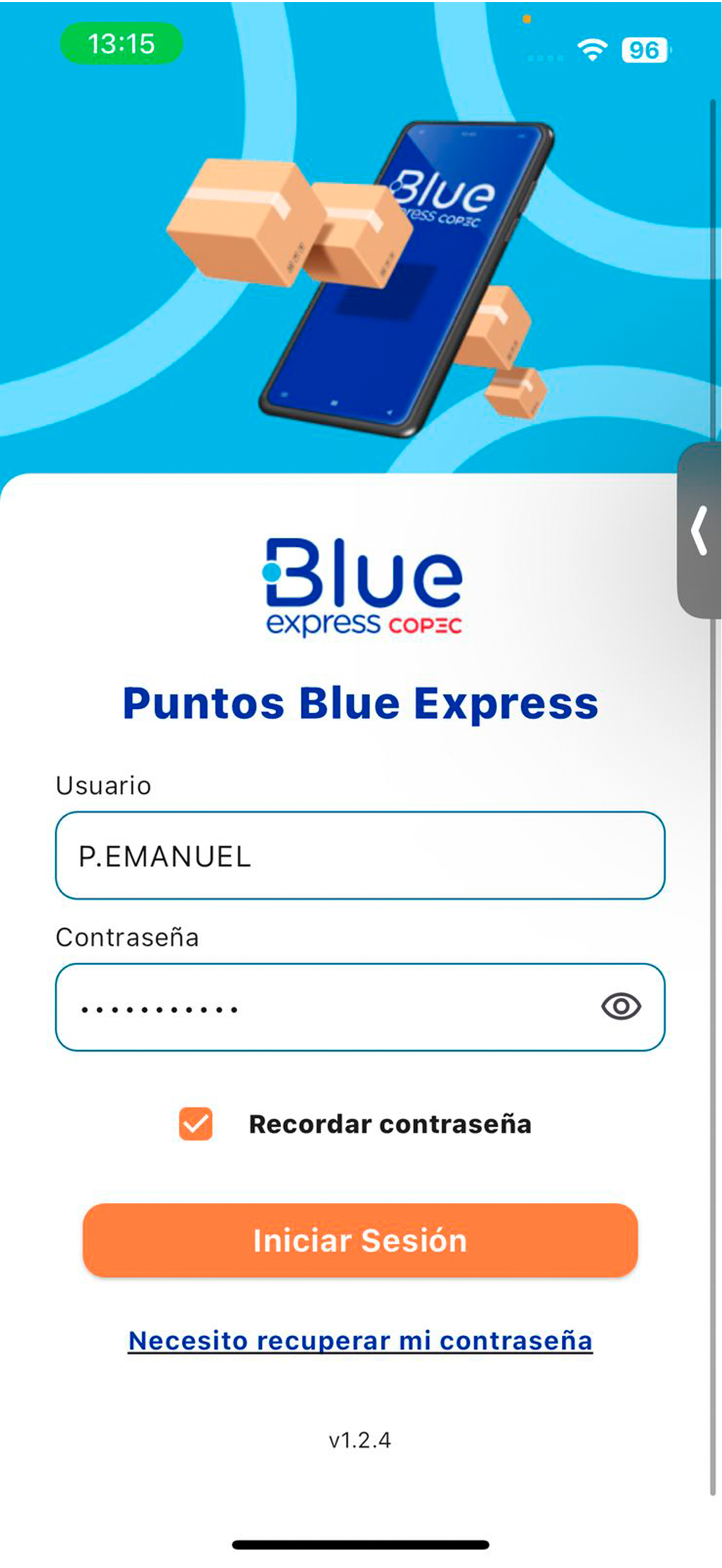 Puntos Blue Express