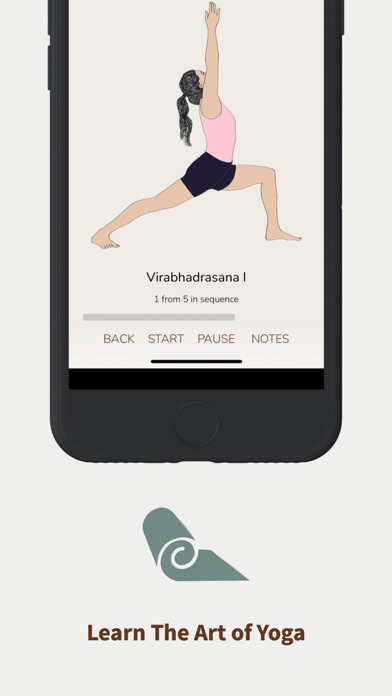 SVEJAR Yoga Sequences iPhone screenshot 5 - Health & Fitness app