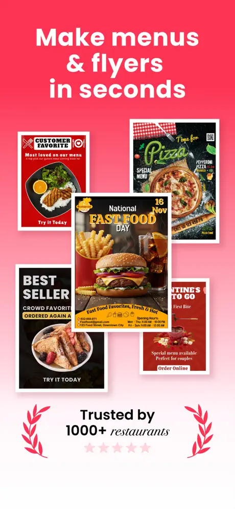 MenuSnap: Flyer Maker