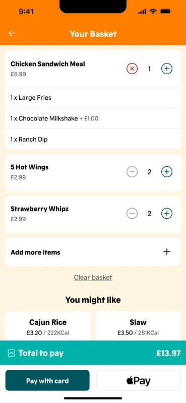 Popeyes UK: Order & Delivery screenshot 4 of 5