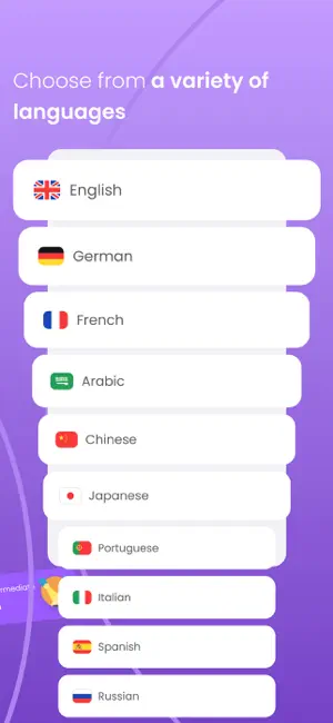 2Bfluent: Language & AI Tutor screenshot 2