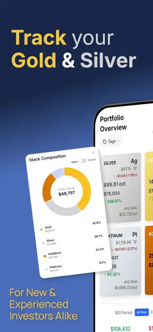 StackerScan: Gold Portfolio screenshot 1